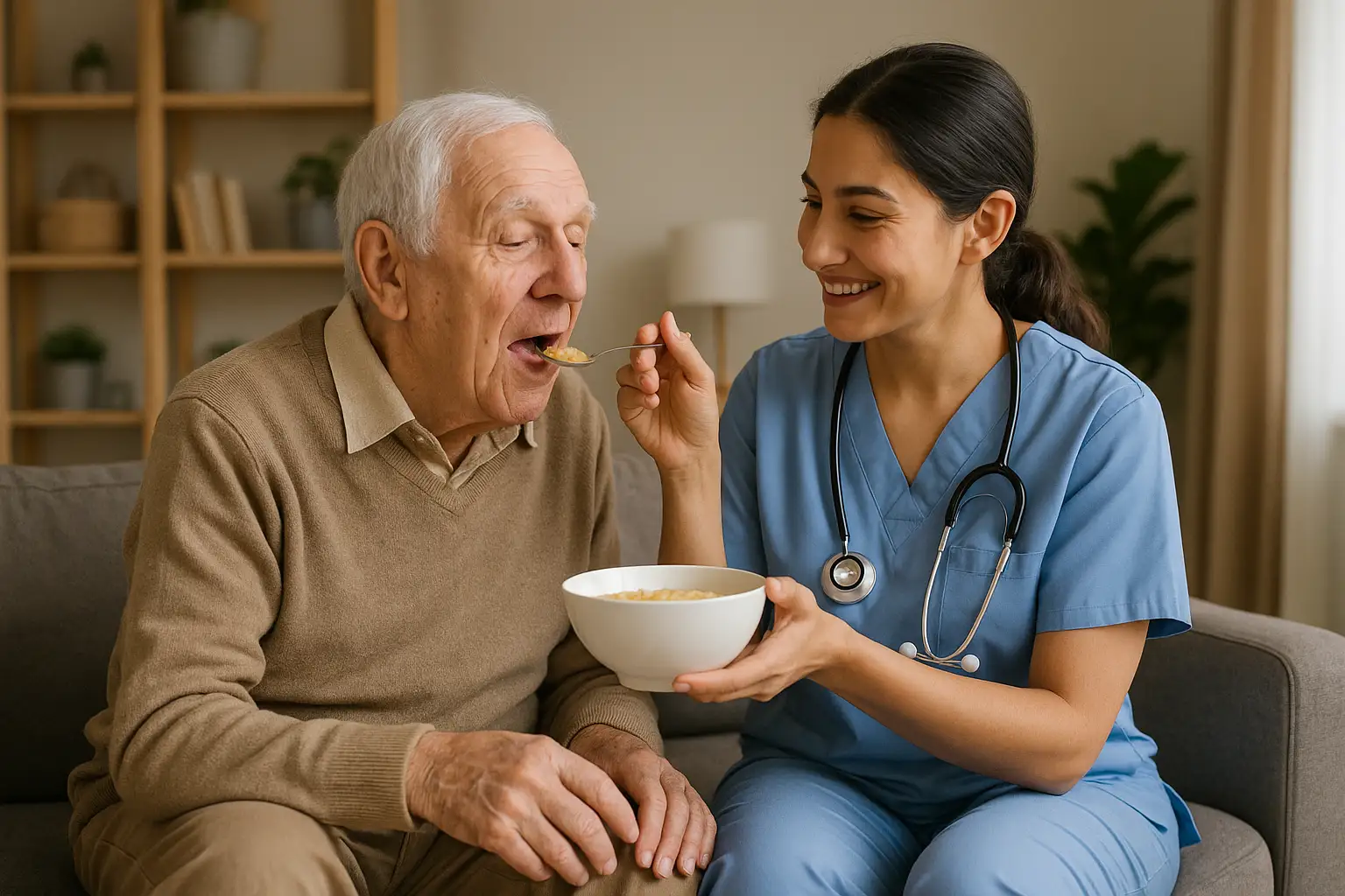 پرستار سالمند خصوصی با سابقه برای مراقبت روزانه و عصرگاهی